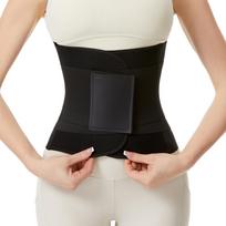 Women Waist Trainer Belt Abdomen Slimming Shaper Waist Trimmer Body Shaping Belt XXXL juoda