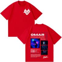 Omar Courtz Por Si Unisexana No Estoy 2026 Tour Print Tees Unisex Unisex Fashion Tshirts Shortsleeved Casual Cotton Hiphop T Shirts S red