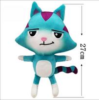 Animals Plush Gabby Dollhouse Lovely Plush Gaby Toy Plush House Cat Doll Cartoon Stuffed Animals Mermaid Cat Plushie Dolls Kids blue