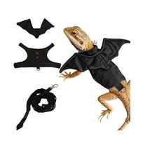 Comfortable Bearded Dragon Clothes Adjustable Leashes Harnesses Easy Wear For Different Measurements juoda