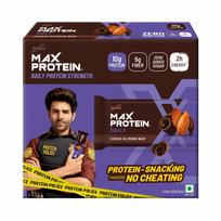 RiteBite Max Protein Daily Choco Almond Protein Bars with 10g Protein, 5g Fiber & 21 Vit. & Minerals | 0 Added Sugar, No Cholesterol & Trans Fat