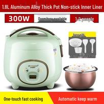 Mini Smart Multi-Functional Ceramic Rice Cooker for Home and Dormitory with Steaming and Cooking Features Tea Green - Mechanical - Thick Kettle Liner gray