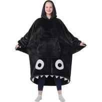 Men's And Women's Hoodies, Blankets, Couple's Pajamas, Warm Home Animals, Extended Wide Pajamas One Size juoda