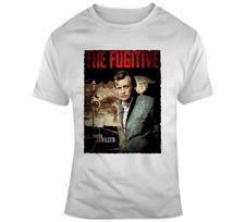 The Fugitive David Janssen Vintage Tv Fan T Shirt T Shirt S white