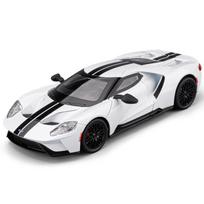 1/24 Ford GT Superautomobilio lydinio modelis Žaislinis automobilis Diecasts Metalo liejinys Garso ir šviesos Automobiliniai žaislai Vaikams Transporto priemonė balta
