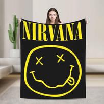 Nirvana Veido Juosta Super Šilta Antklodė Dekoratyvinis Pliušinis Mesti Antklodė Estetiška Sofos Kėdės Flanelinis Lovatiesė Sofos Lovo Dangalas 30x40in yellow