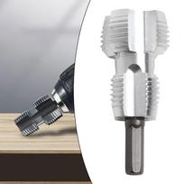 Simplify Plumbing with a 4 and 6 Point Water Pipe Internal Thread Tool gray