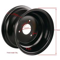 19x7-8 Colių Keturratis Visureigis Go-Kart su Storomis Vakuuminėmis Padangomis ir Deimantiniu Protektoriumi Ratlankiais black