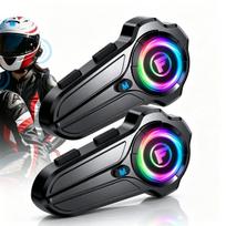 Motociklo Bluetooth 5.3 interkomas, 500 m, HD garsiakalbiai