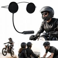 Motociklininkų Bluetooth racija su mikrofonu ir triukšmo slopinimu, universali