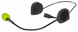 Belaidės „Twiins D2“ Bluetooth ausinės su dvigubais garsiakalbiais motociklo šalmui