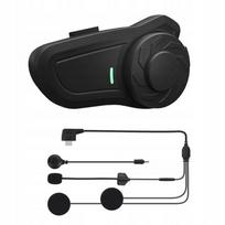 Motociklo laisvų rankų įranga su FM radiju, Bluetooth, HD garsiakalbiais, IPX6, 1000mAh
