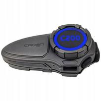 Motociklo racija Crown C200 Mesh Bluetooth, juoda