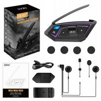 Motociklo ryšio įranga EJEAS MS8, Bluetooth, Mesh, 8 asmenims, 7000 m, šalmui