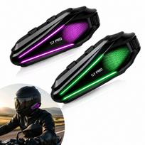 Motociklo interkomas, 2 vnt., Bluetooth, FM radijas, USB Type-C