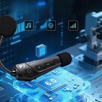 Bluetooth motociklininko šalmo ausinės su interkomu