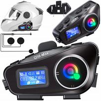 Motociklo išmanioji Bluetooth laisvų rankų įranga Q58MAX su radija ir konferencijų funkcija