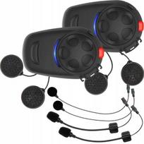 Motociklininkų racija Sena SMH5 (2 vnt.), Bluetooth 3.0, iki 400 m, su universaliu rinkiniu