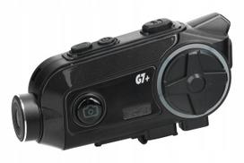 Motociklo laisvų rankų įranga SCS G7+ su „Bluetooth“, 500 m, „WiFi“ ir HD kamera, 1 šalmui