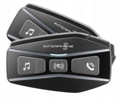Motociklininkų radijo ryšio komplektas INTERPHONE U-COM 16 dviems šalmas, Bluetooth 5.2, Mesh 2.0