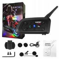 Motociklo Bluetooth ausinė V6 PRO, 1200 m, IP67, 1 šalmui