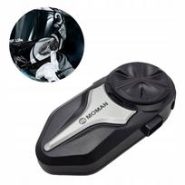Motociklo interkomas MOMAN CP-X, 1000 mAh baterija, 2000 m MESH