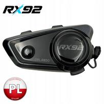 Motociklo interkomas ORLANDO RX92, Bluetooth, 600 m, 1000 mAh, IP67