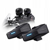 Šalmo racija MESH, 2 vnt., 8 km, Bluetooth 5.4, ANC, IPX7, FM, 8 asmenims