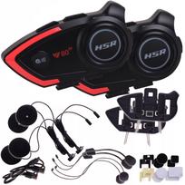 Motociklų interkomų rinkinys V80 su Bluetooth garsiakalbiais