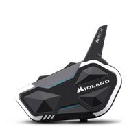 Motociklo interkomas Midland R1 Mesh su „Mesh“ ir „Bluetooth“, IPX6, vienam šalmui