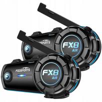 Motociklininkų ausinės Fodsports FX8 Air, 2 vnt., BT5.0, FM radijas, 4 krypčių ryšys