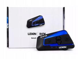 Motociklininkų racija LEXIN B4FM-X su Bluetooth 3.0, mikrofonu ir 35 val. baterija
