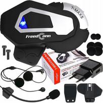 Bluetooth motociklų racija FREEDCONN T-MAX S V3 PRO, 6 žmonėms