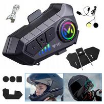 Motociklo Bluetooth ryšio įrenginys Y10 su mikrofonu