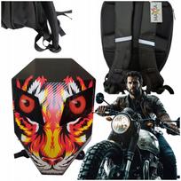 Motociklininko LED kuprinė su tigro ekranu, Bluetooth, MAXTA