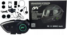 Motociklininko šalmo rinkinys INTERCOM NX su Bluetooth ir lenkų kalbos lektoriumi