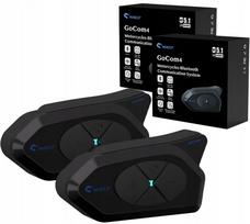 Motociklų interkomas NOECI GOCOM4, Bluetooth 5.1, lenkų kalbos lektorius, 2 vnt.