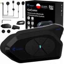 Motociklo interkomas NOECI GOCOM4, Bluetooth 5.1, su lenkų kalbos lektoriumi