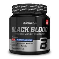 Maisto papildas Black Blood CAF+, 300 g, mėlynių skonio