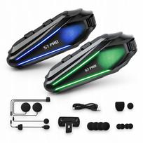 Motociklininkų Bluetooth interkomas S7 PRO, 2 asmenims, IP67, 800 mAh