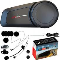 Motociklo interkomas MaxTo M2, pilnas dupleksas, FM radijas, iki 6 motociklų