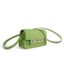 Niche Dizaino Viršutinio Sluoksnio Odos Moteriška Rankinė Tofu Rankinė Kiaulės Nosies Mažas Kvadratinis Krepšys Madinga Vienos Peties Crossbody Rankinė beige