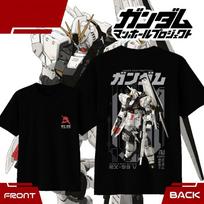 Anime Gundam Rx93 Cartoon Printed Tshirt Unisexs And Womens Tshirt Unisexs Top Sports Tshirt 2026 Summer New Tee M gray