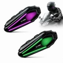 Motociklininkų racija Bluetooth 5.3, 800 mAh, 2 šalmai