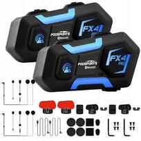 Motociklų racija Fodsports FX4 Pro, 4 asmenims, FM, 2 vnt. rinkinys