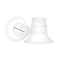 Trumpi įdėklai, piltuvo angą sumažina nuo 24 mm iki 18 mm