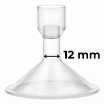 Krūtų pompos piltuvėlis, 12 mm, standartinis