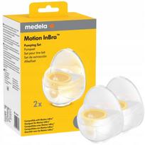 Krūtų pompos rinkinys Medela Motion InBra, 24 mm, dvigubas