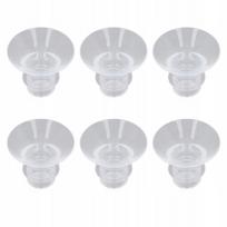 Krūtų pompos antgalių rinkinys, 6 vnt., 24 mm