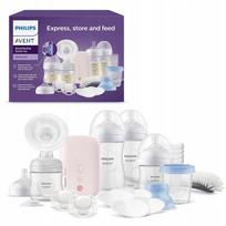 Krūtų pompos rinkinys Philips Avent Natural Motion SCD340/31 su buteliukais ir čiulptuku